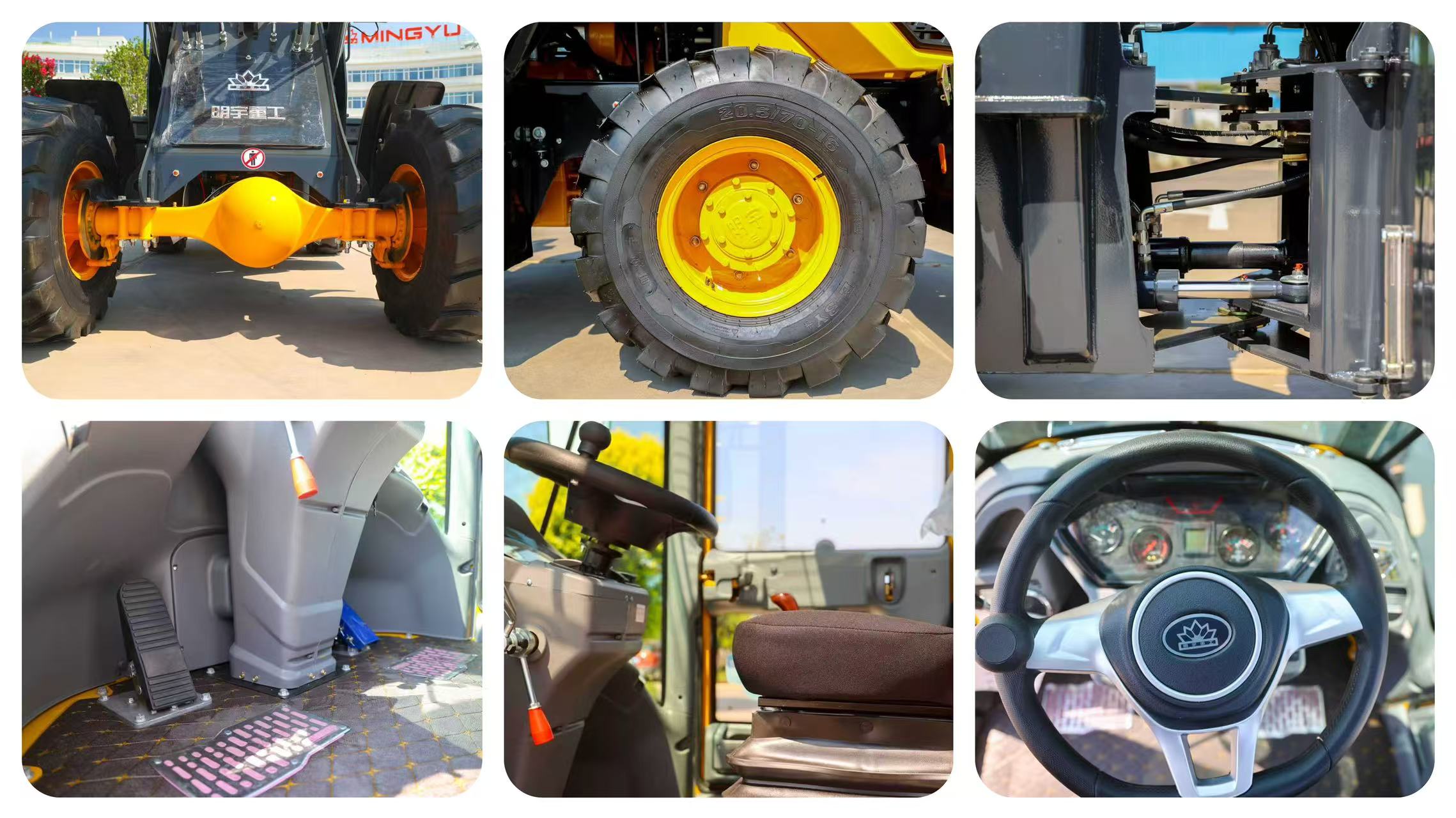 Q35 compact wheel loader detail 3