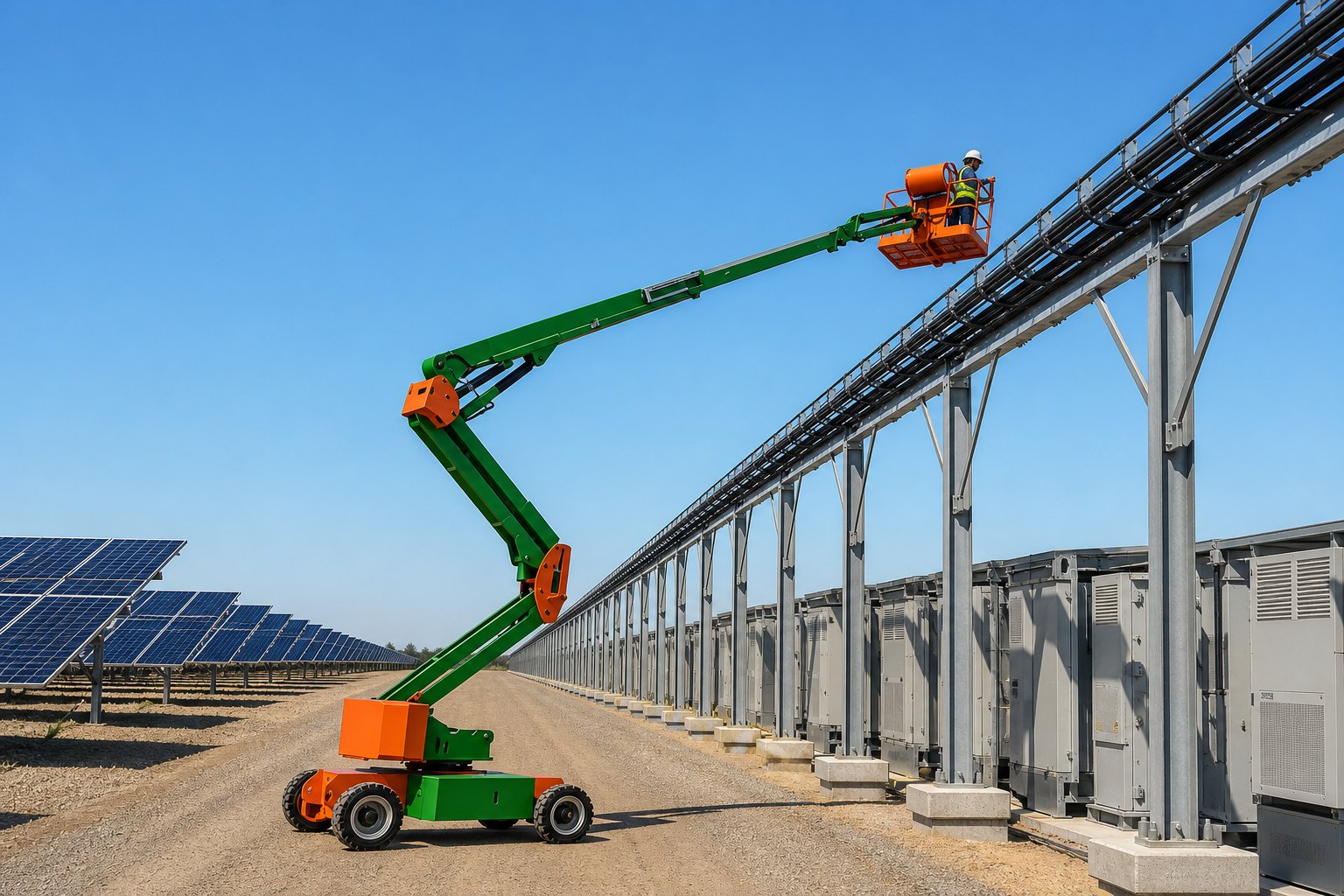 How to Choose an Articulating Boom Lift for Working Height and Outreach? scene detail 3