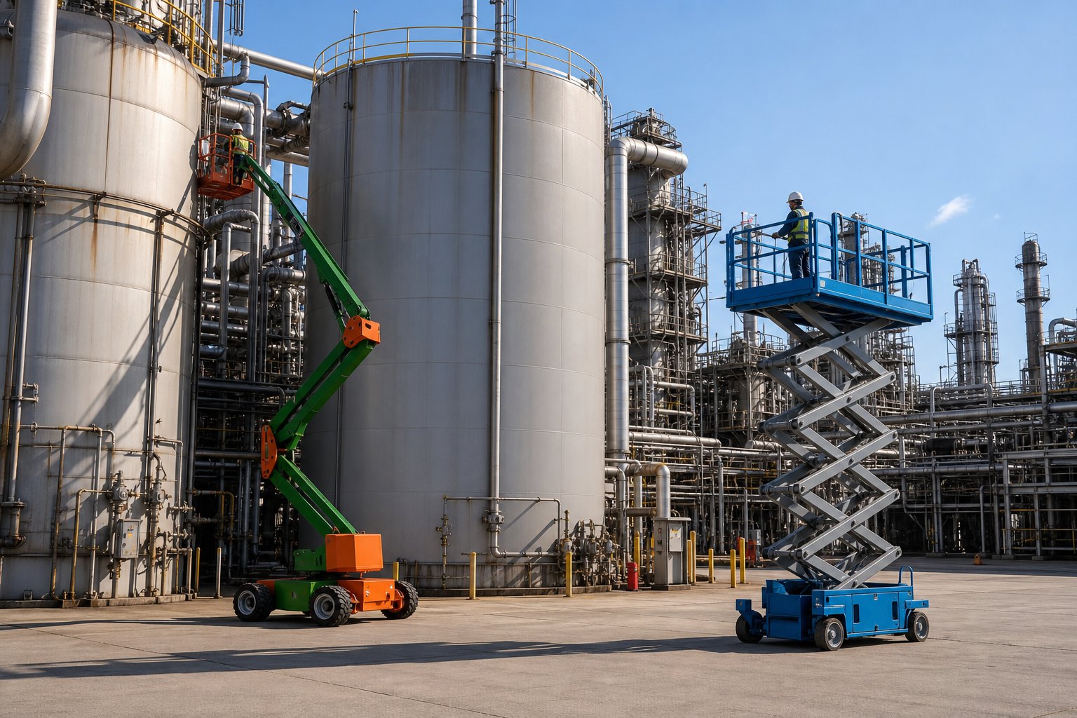 Articulating Boom Lift vs Scissor Lift: Which Aerial Platform Fits the Jobsite? scene detail 3