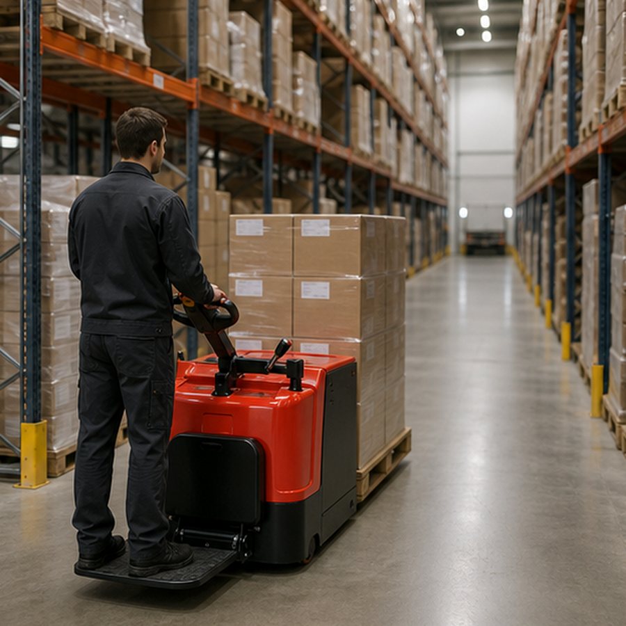 Electric Stacker Case: Reducing Pallet Travel Time in a Busy Dispatch Area scene 2