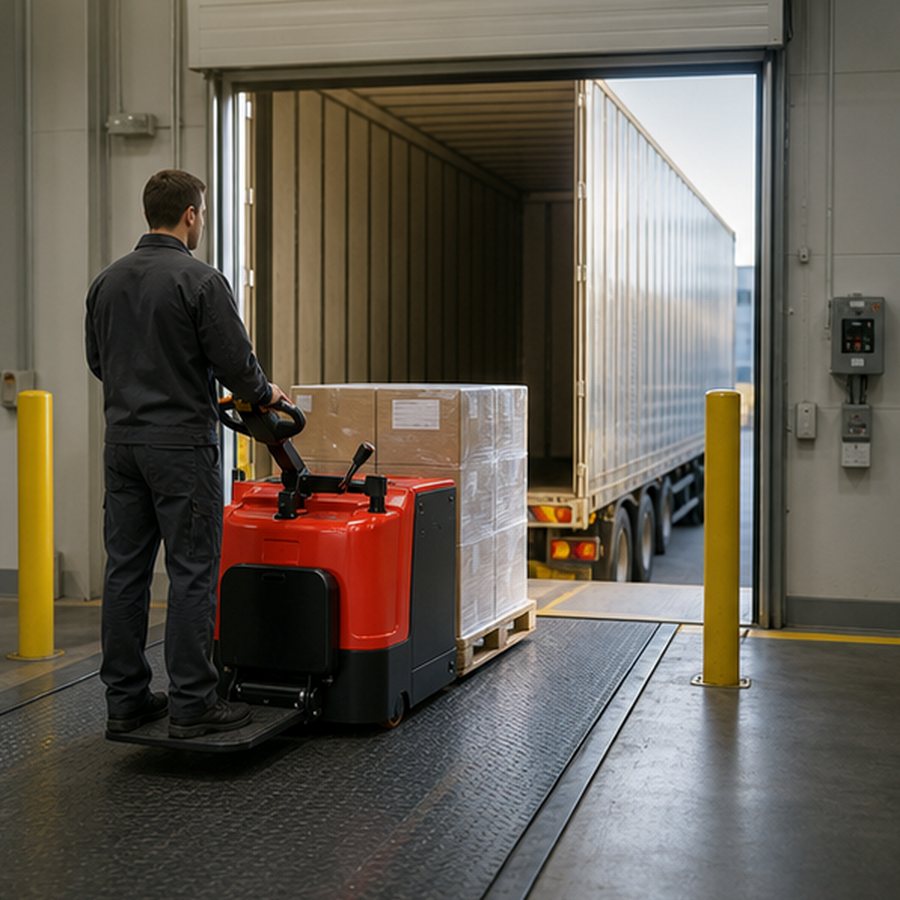 Electric Stacker Case: Reducing Pallet Travel Time in a Busy Dispatch Area scene 3