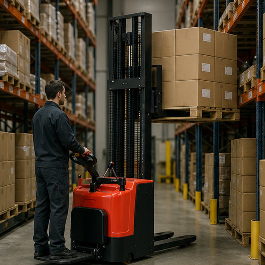 Walk-Behind vs Ride-On Pallet Stacker: Which Fits Your Shift? scene 1