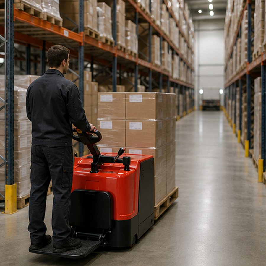 What Aisle Width and Lift Height Does an Electric Stacker Need? scene 2