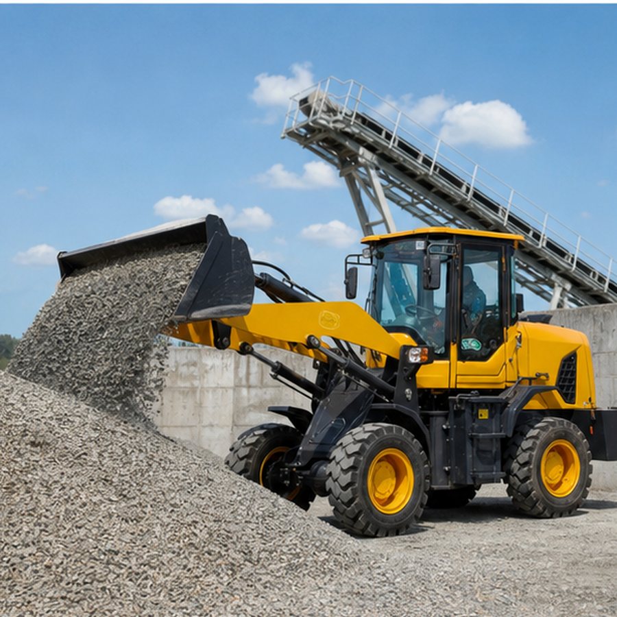 Diesel Wheel Loader Case: Reducing Loading Cycles at a Small Aggregate Yard scene 1
