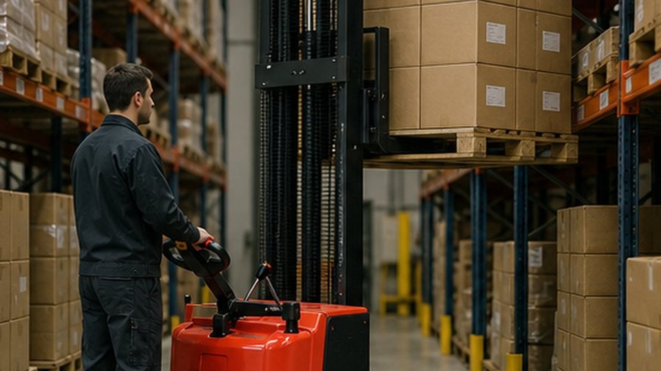 Electric Stacker Case: Reducing Pallet Travel Time in a Busy Dispatch Area scene 2