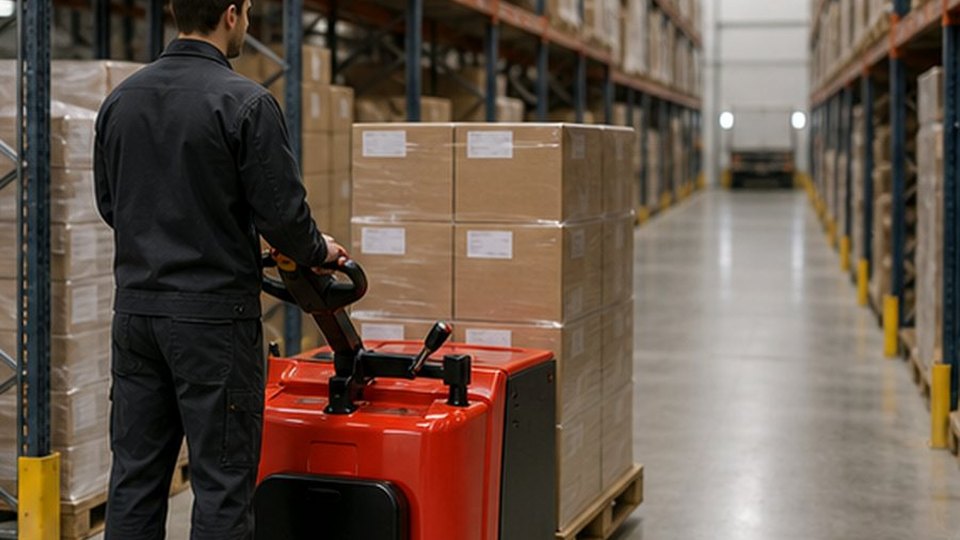 What Aisle Width and Lift Height Does an Electric Stacker Need? scene 3