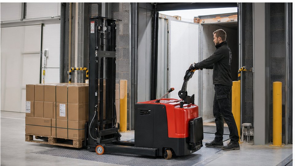 Pallet Stacker Buying Guide: Lift Height, Load Capacity and Mast Questions scene detail 1