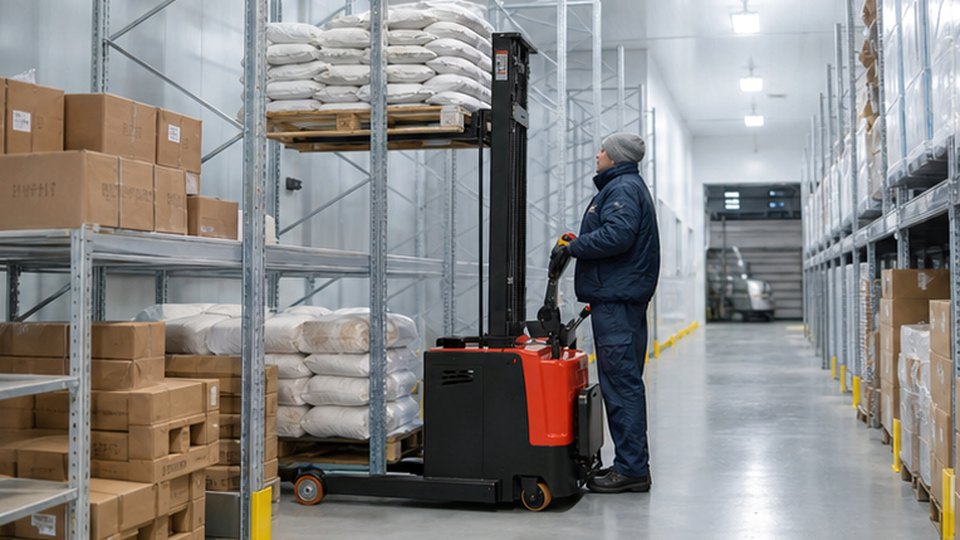 Pallet Stacker Case: Solving High Rack Storage in a Small Warehouse scene detail 3