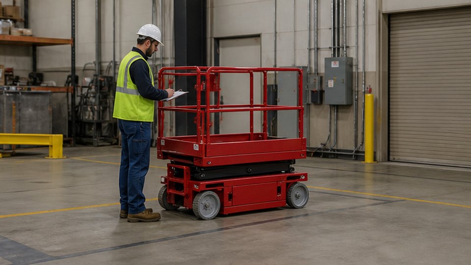 Indoor Lift Platform Case: Warehouse Lighting and Factory Maintenance scene detail 3
