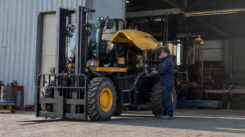 Rough Terrain Forklift Maintenance Checklist Before Ordering from China scene main
