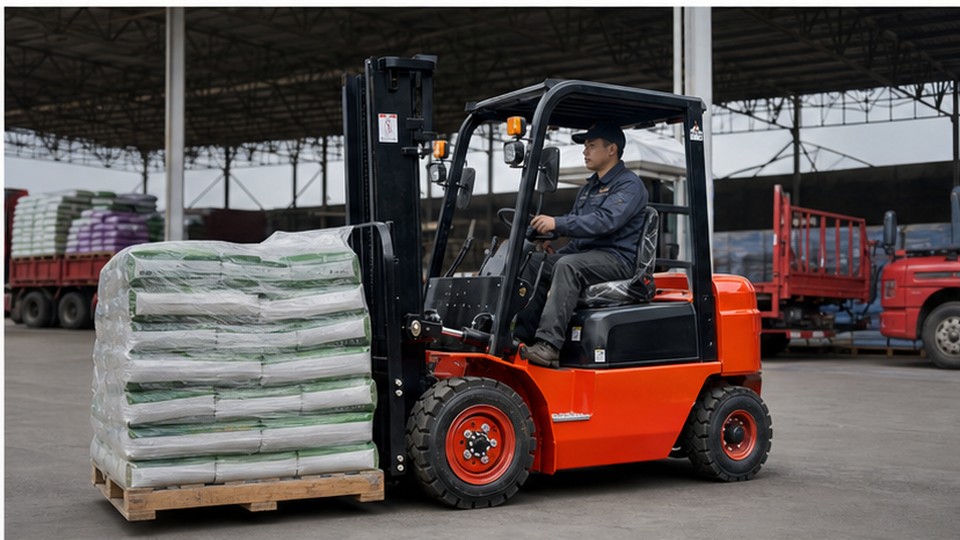 How Can a CPC25 Diesel Forklift Reduce Fuel Cost During Long Shifts? - diesel forklift scene 1