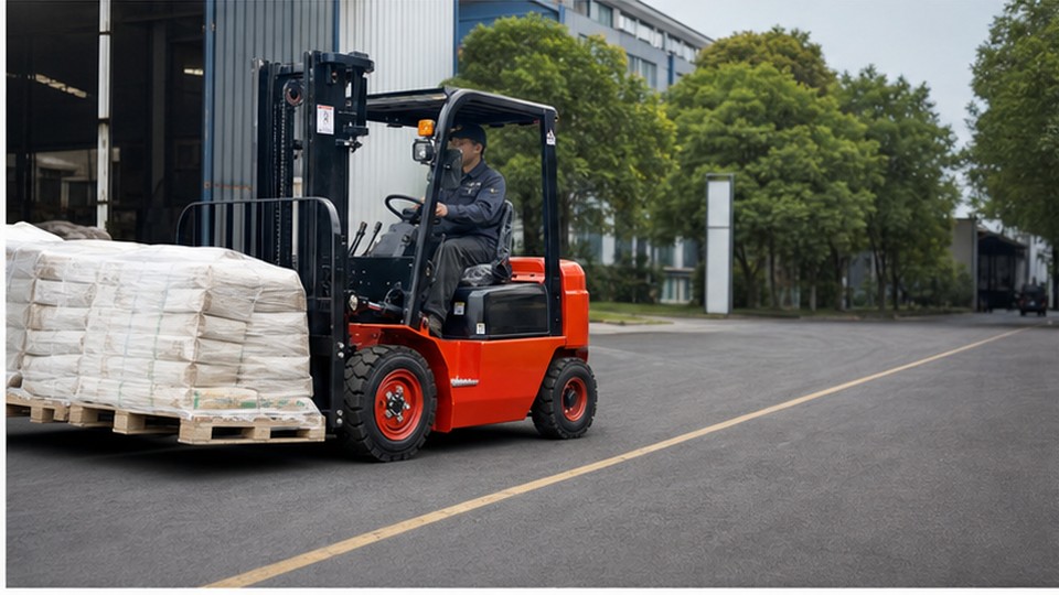 How Can a CPC25 Diesel Forklift Reduce Fuel Cost During Long Shifts? - diesel forklift scene 3