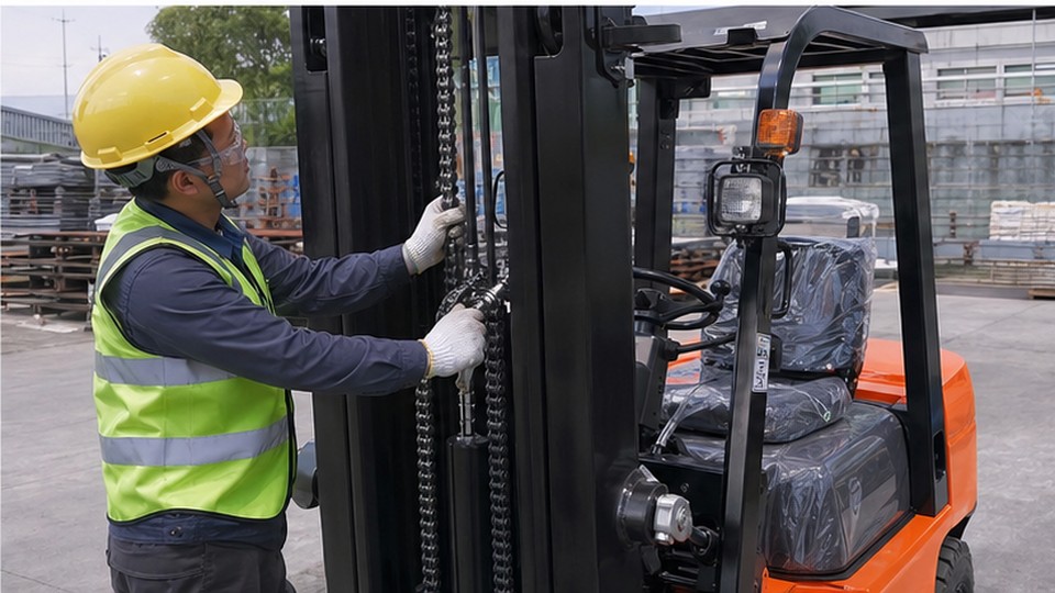 Can a CPC30 Diesel Forklift Work Safely on Loading Docks and Ramps? - diesel forklift scene 4