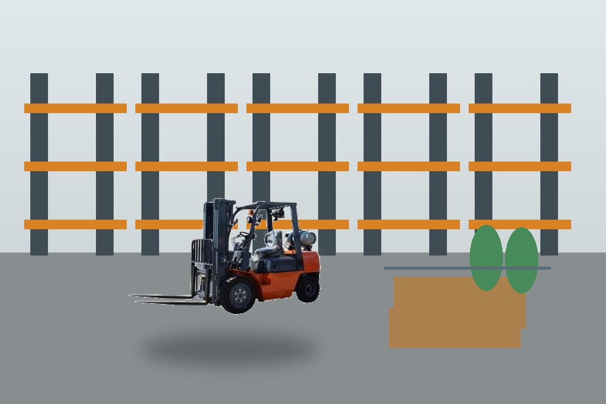 ZGFORKLIFT / MYZG LPG forklift scene detail 2