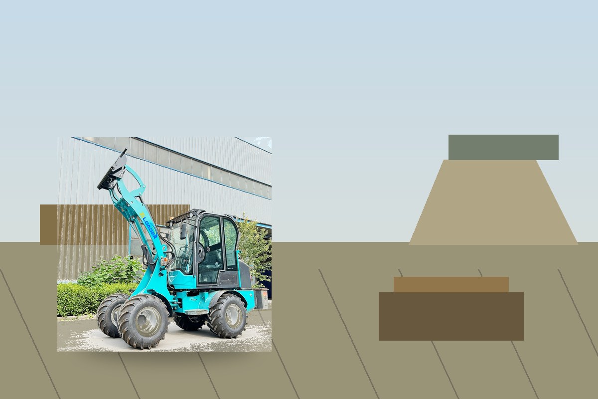 ZGFORKLIFT / MYZG Euro style wheel loader scene detail 2