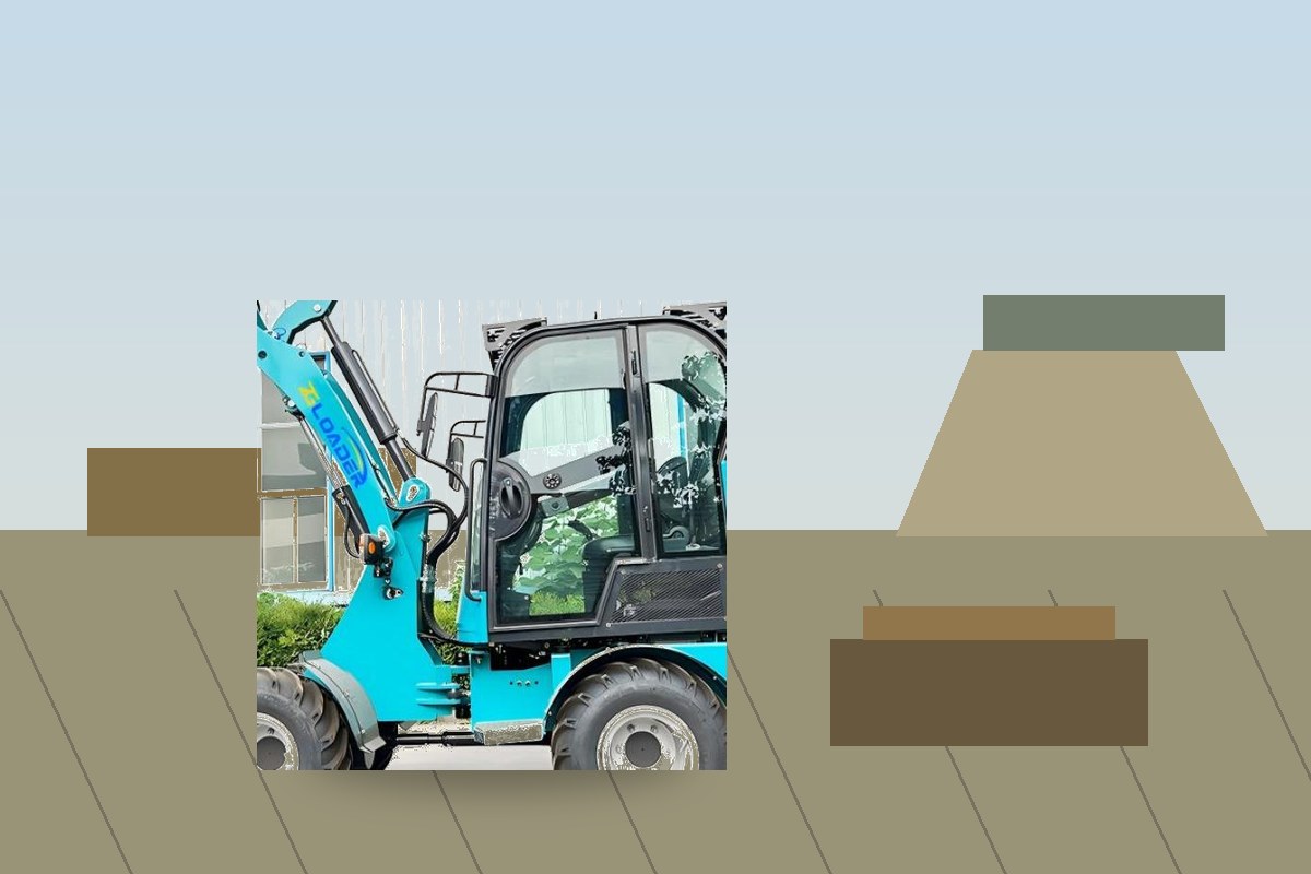 ZGFORKLIFT / MYZG Euro style wheel loader scene detail 3