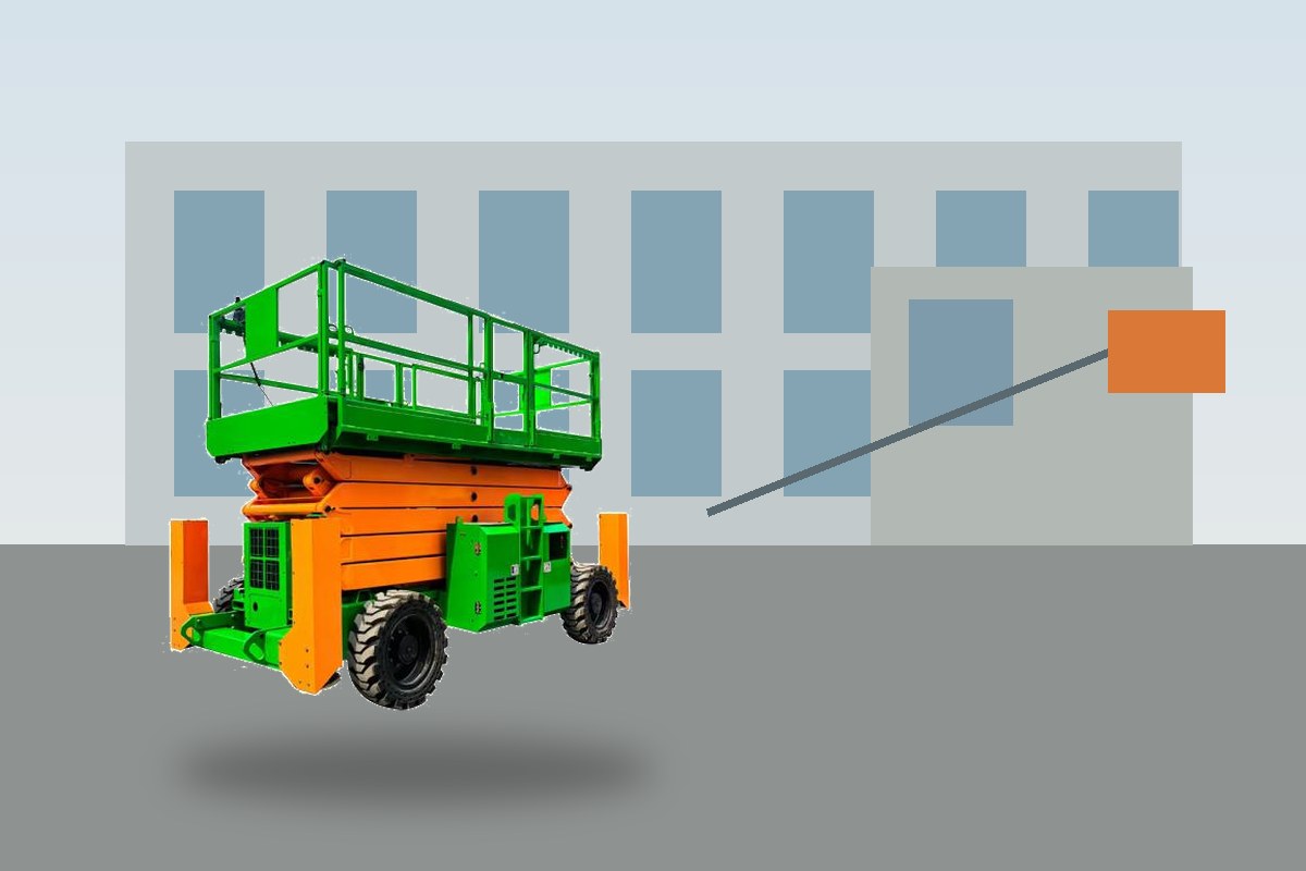 ZGFORKLIFT / MYZG lift platform scene detail 2