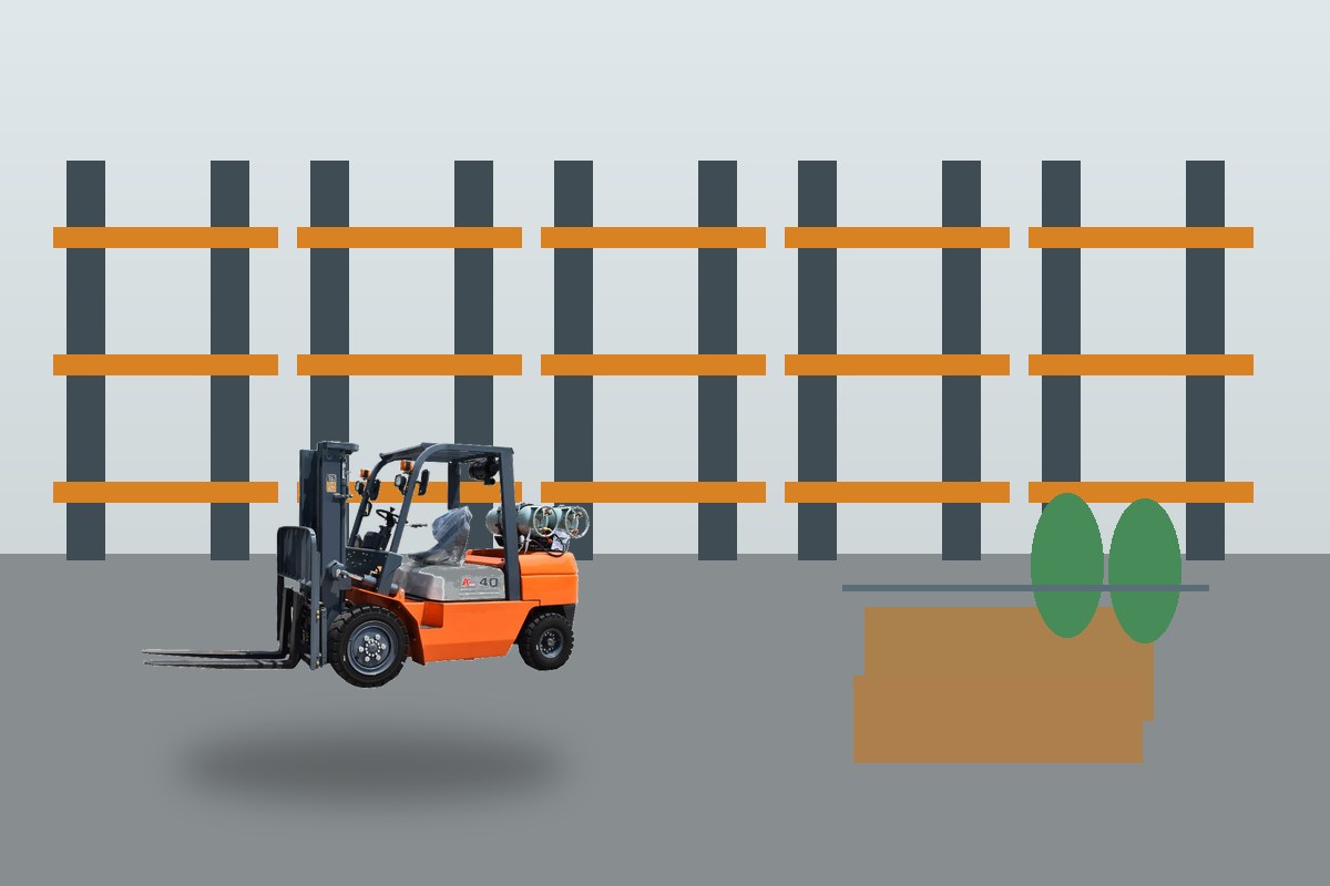 ZGFORKLIFT / MYZG LPG forklift scene detail 1