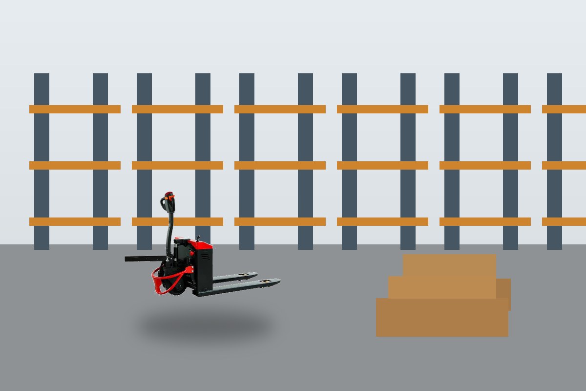 ZGFORKLIFT / MYZG manual pallet truck scene detail 1