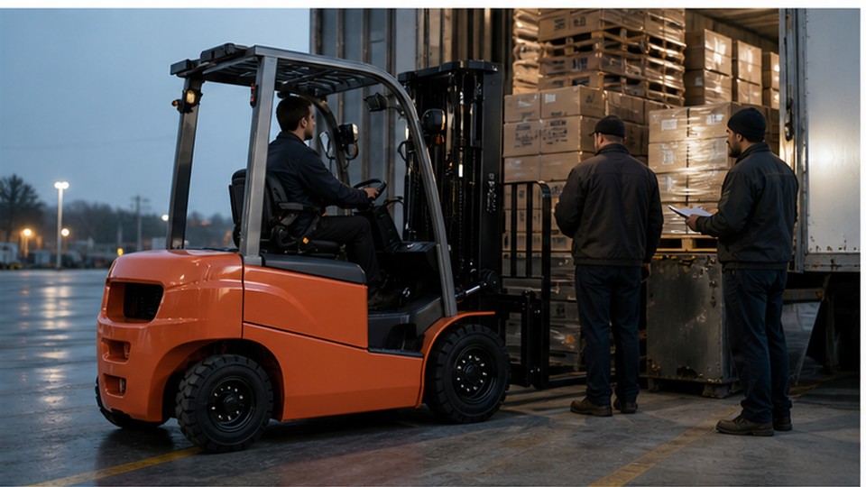 Lithium Forklift Case: Reducing Noise and Charging Downtime in a Two-Shift Warehouse - lithium electric forklift scene 2