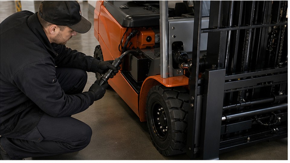 Lithium Forklift Case: Reducing Noise and Charging Downtime in a Two-Shift Warehouse - lithium electric forklift scene 4