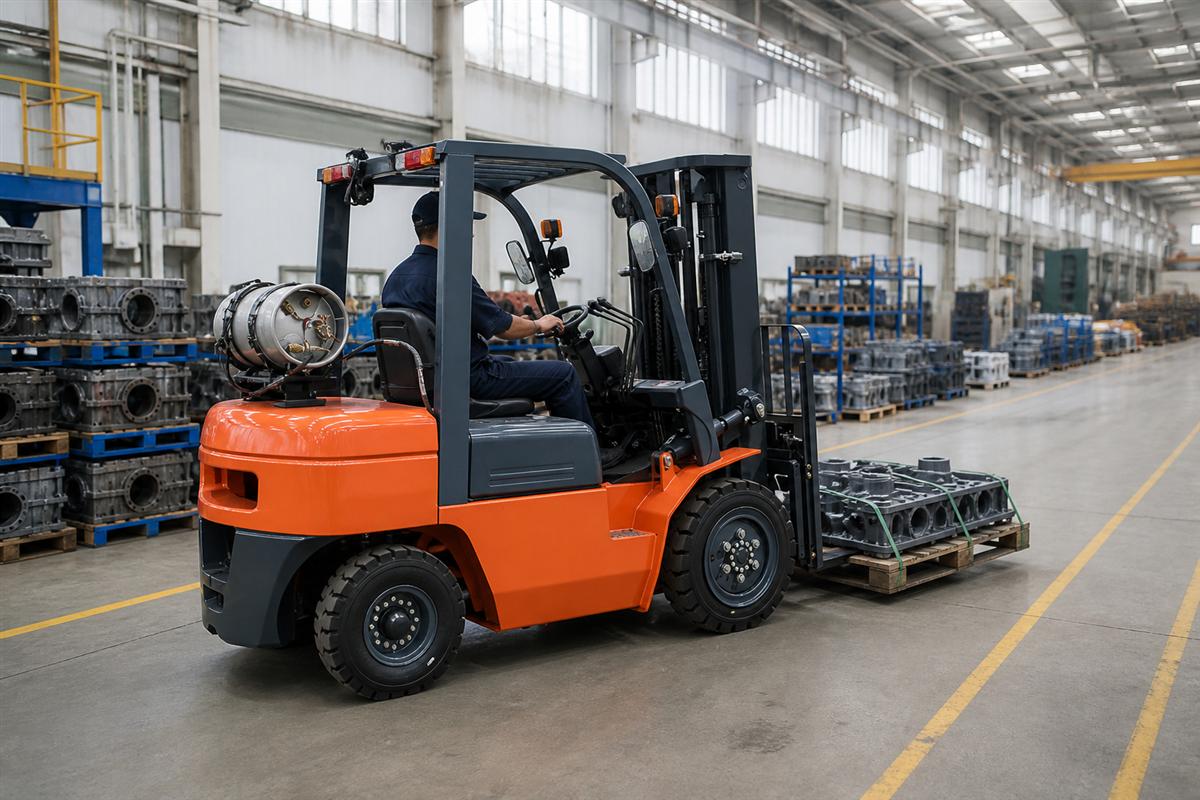 CPY30 LPG forklift in industrial material handling
