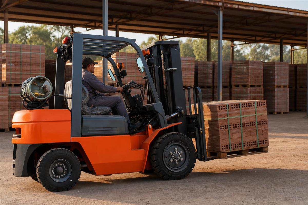 CPY30 gasoline LPG forklift application scene