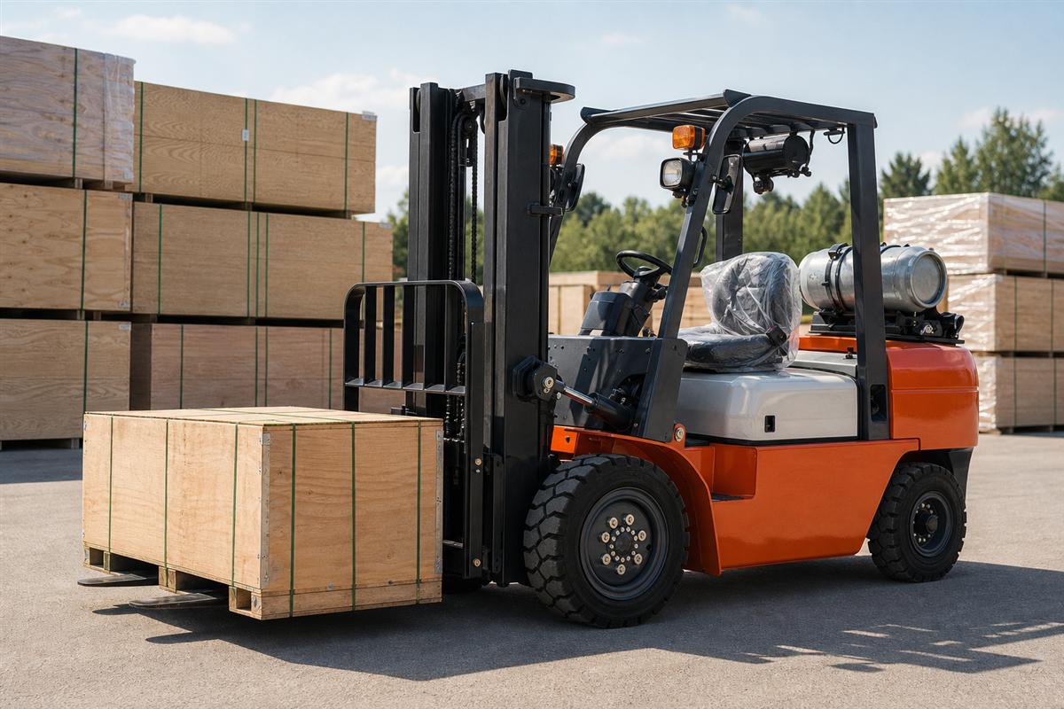 CPY35 LPG forklift in industrial material handling