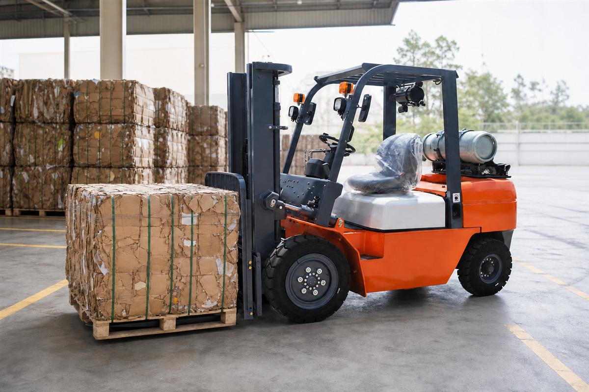CPY35 gasoline LPG forklift application scene