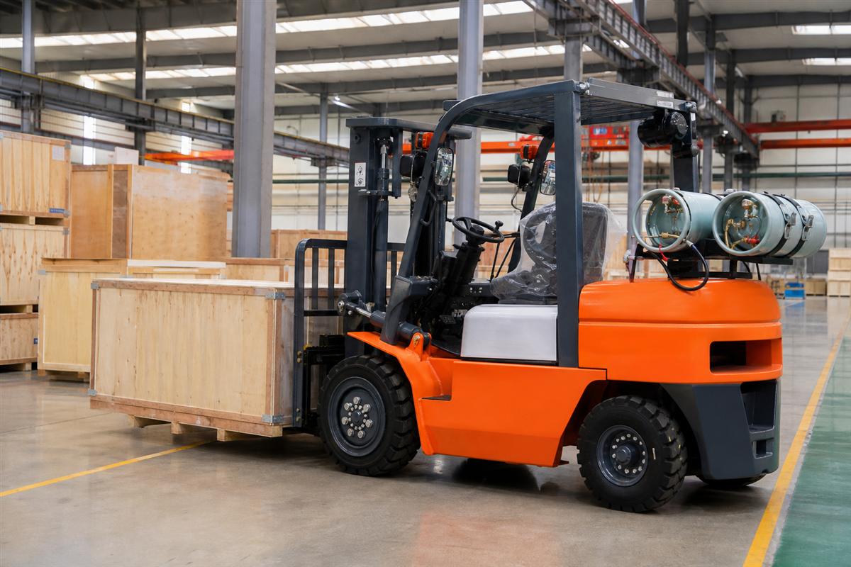 CPY40 LPG forklift in industrial material handling