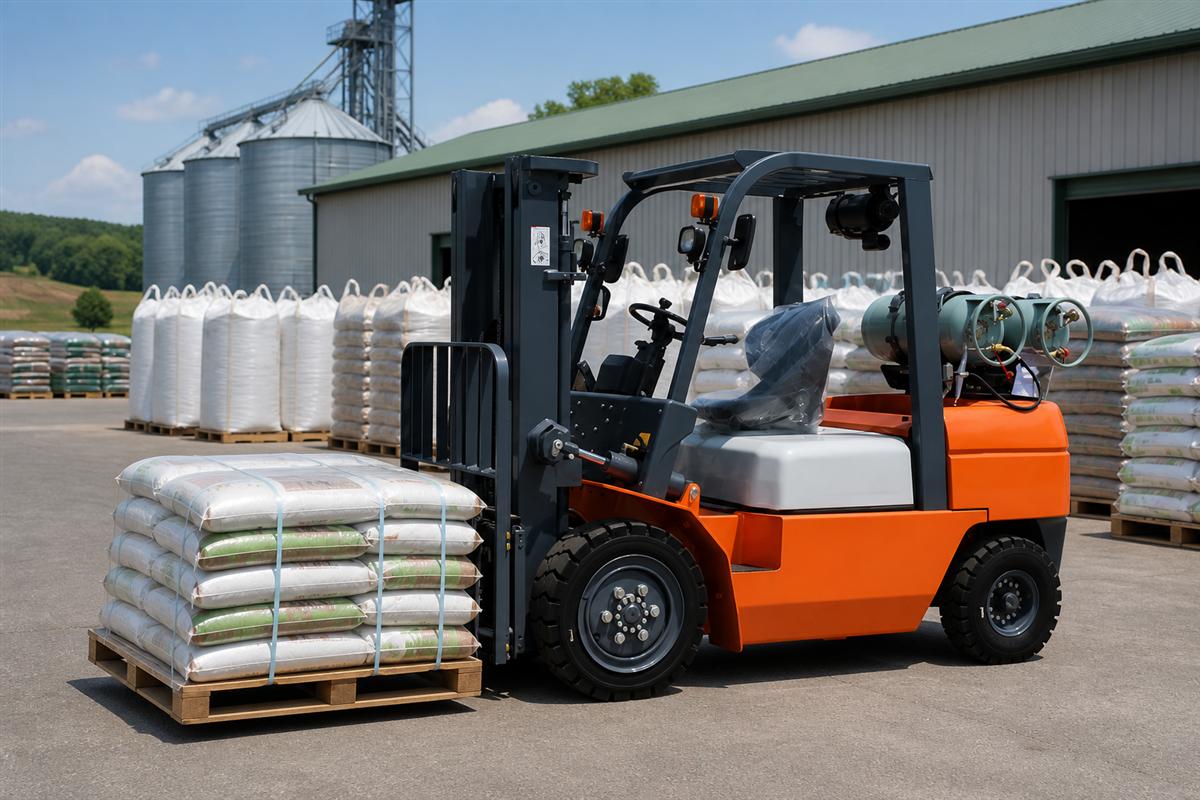 CPY40 dual fuel forklift customer solution