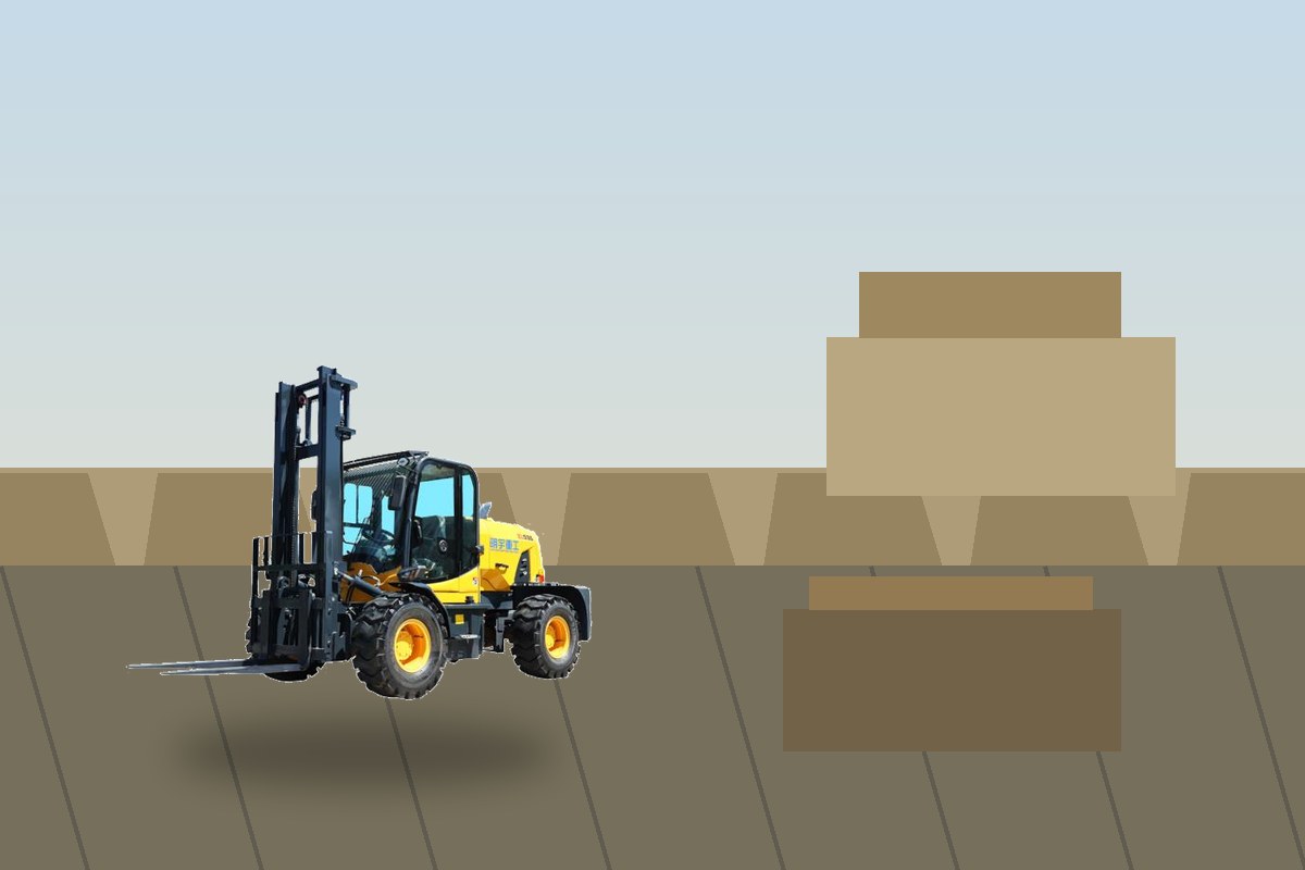 ZGFORKLIFT / MYZG rough terrain forklift scene main