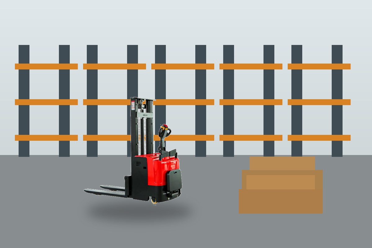 ZGFORKLIFT / MYZG large reach stacker scene detail 3