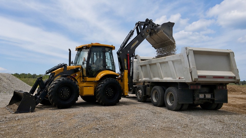 Backhoe Loader or Mini Excavator: Which Machine Fits Utility Trenching and Loading? - backhoe loader scene 2