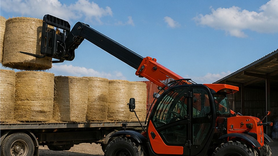 How to Read a Telescopic Loader Load Chart for Lift Height, Reach and Attachments - European telescopic loader scene 2