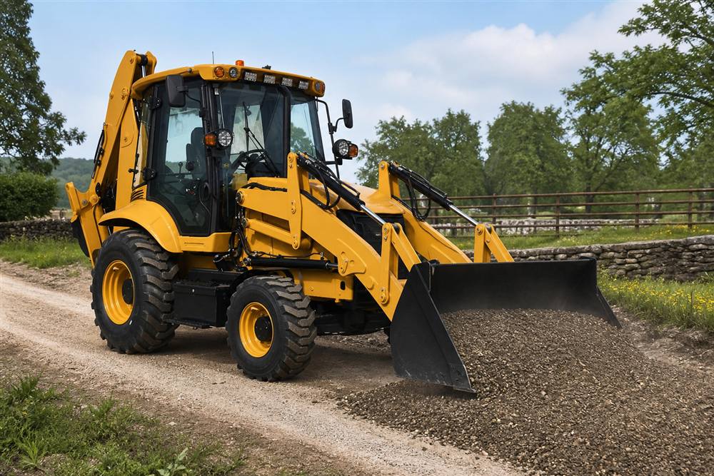 ZGLOADER / MYZG 388T Backhoe Loader Application Guide municipal utility application