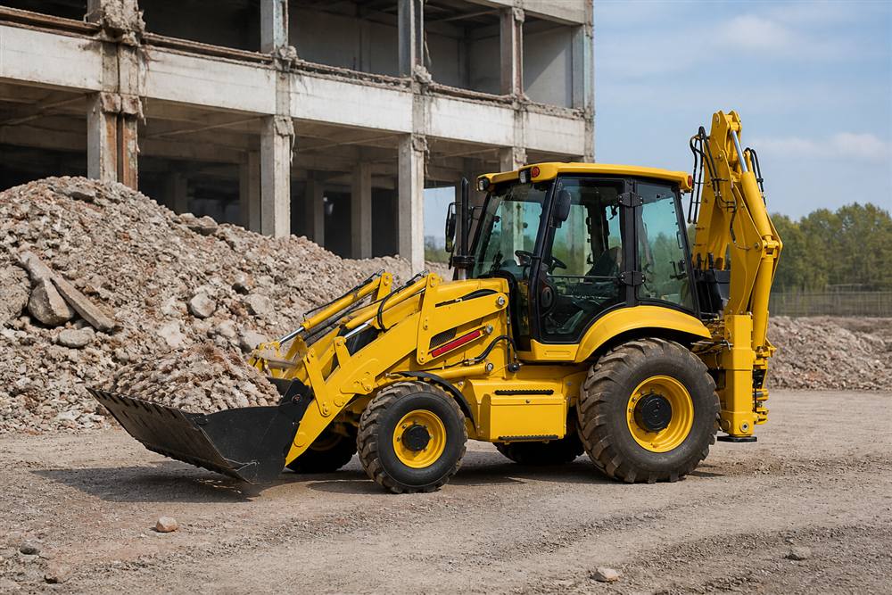 ZGLOADER / MYZG 388-II Backhoe Loader Application Guide farm material loading application