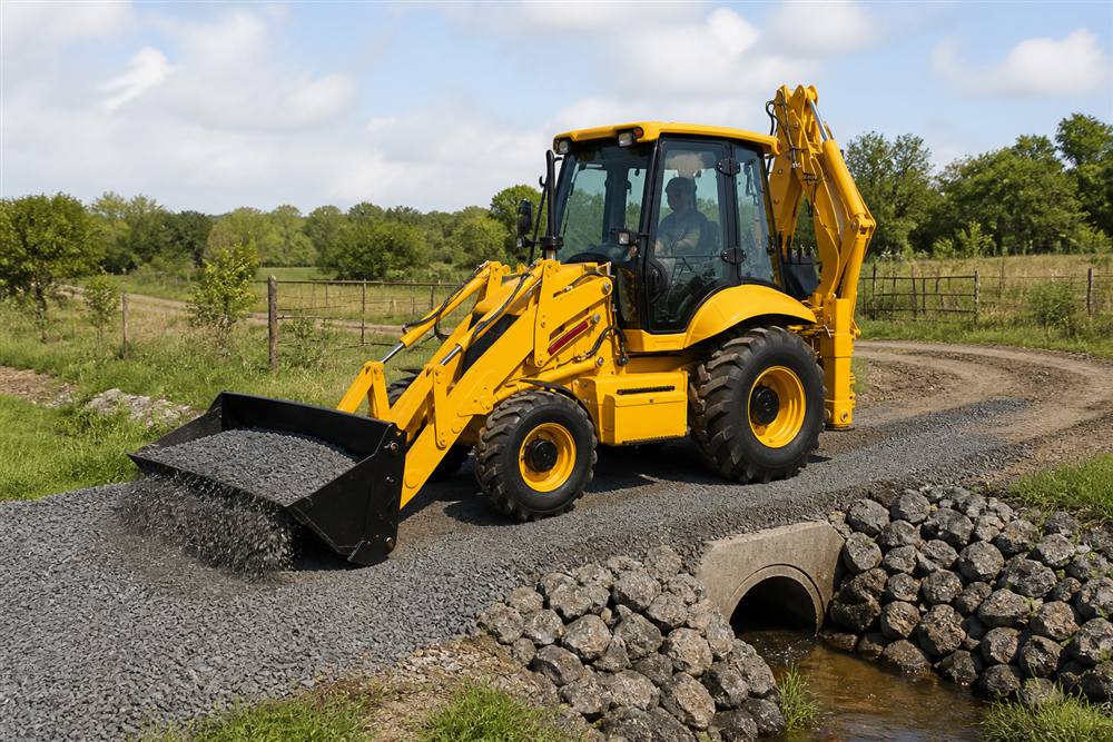 ZGLOADER / MYZG 388-II Backhoe Loader Application Guide municipal utility application