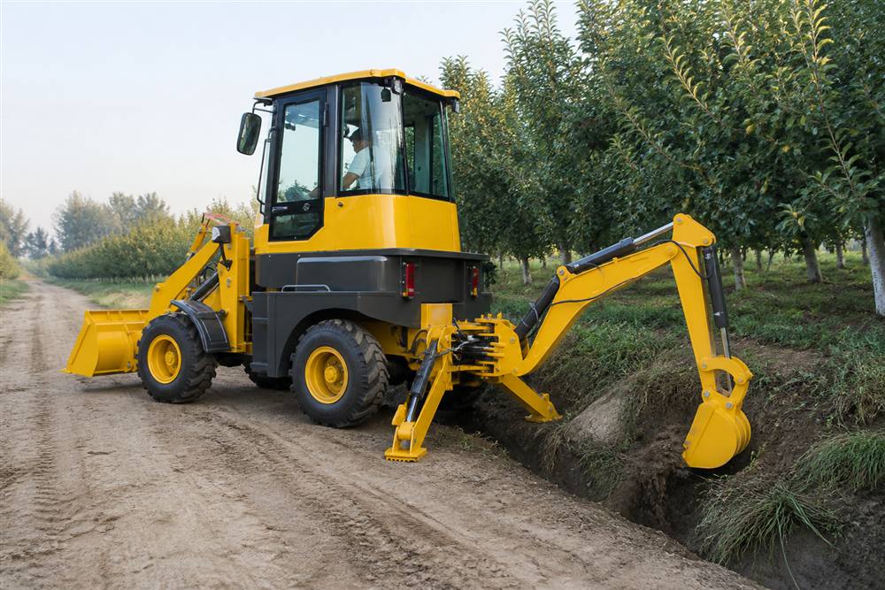 ZGLOADER / MYZG WZ15-10 Compact Backhoe Loader Application Guide farm material loading application