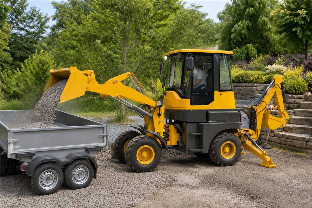 ZGLOADER / MYZG WZ15-10 Compact Backhoe Loader Application Guide municipal utility application