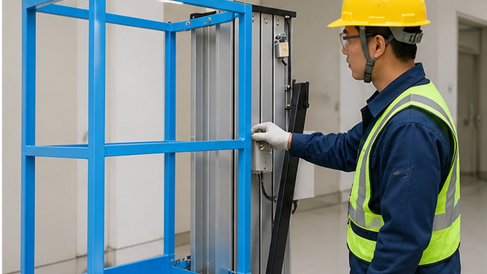 What Emergency Lowering and Rescue Checks Does a Single-Mast Aluminum Lift Need? - single-mast aluminum alloy lift 4