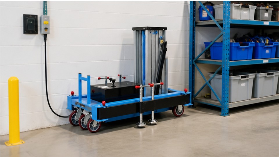 Buy or Rent a Single-Mast Aluminum Lift? A Facility Maintenance Cost Case - single-mast aluminum alloy lift 4