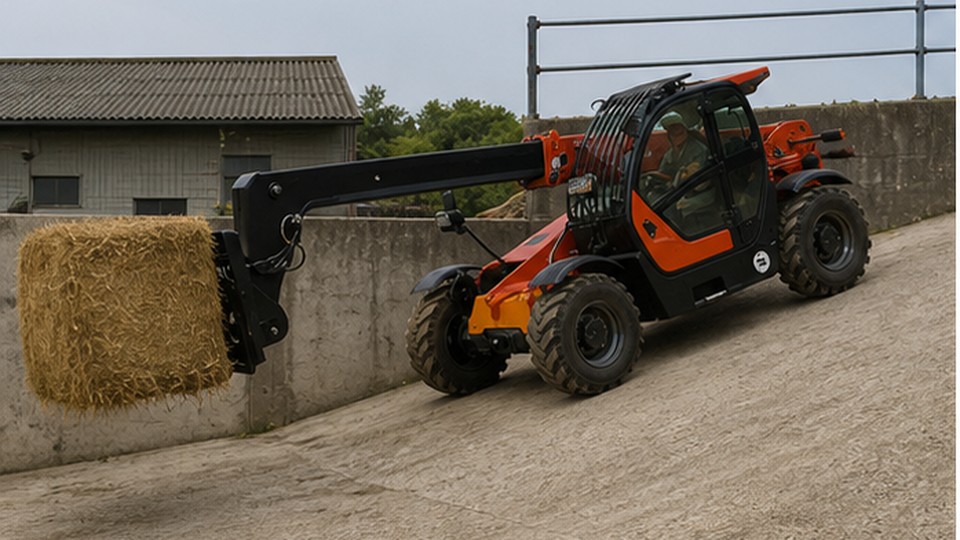 European Telescopic Loader Case: Loading High-Sided Trucks in a Confined Yard - European telescopic loader 3