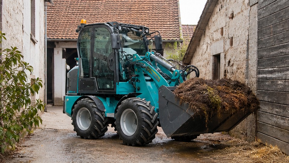 European Compact Loader Case: Articulated Steering in Narrow Multi-Purpose Yards - European compact wheel loader 1