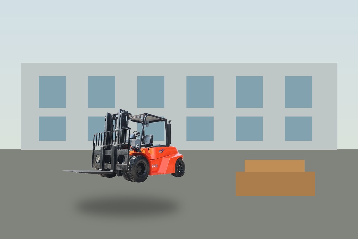 ZGFORKLIFT / MYZG diesel forklift detail scene 1