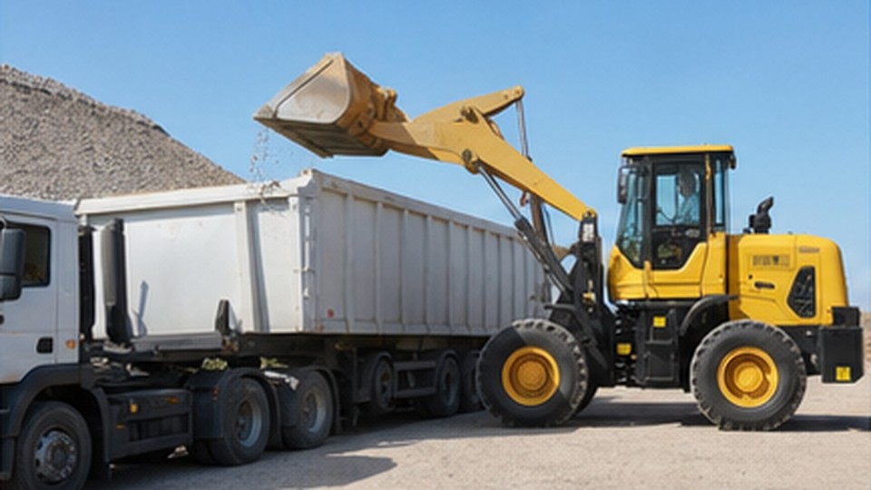 Diesel Wheel Loader Case: Reducing Idle Time and Fuel Use in a Quarry Stockpile - diesel wheel loader 1