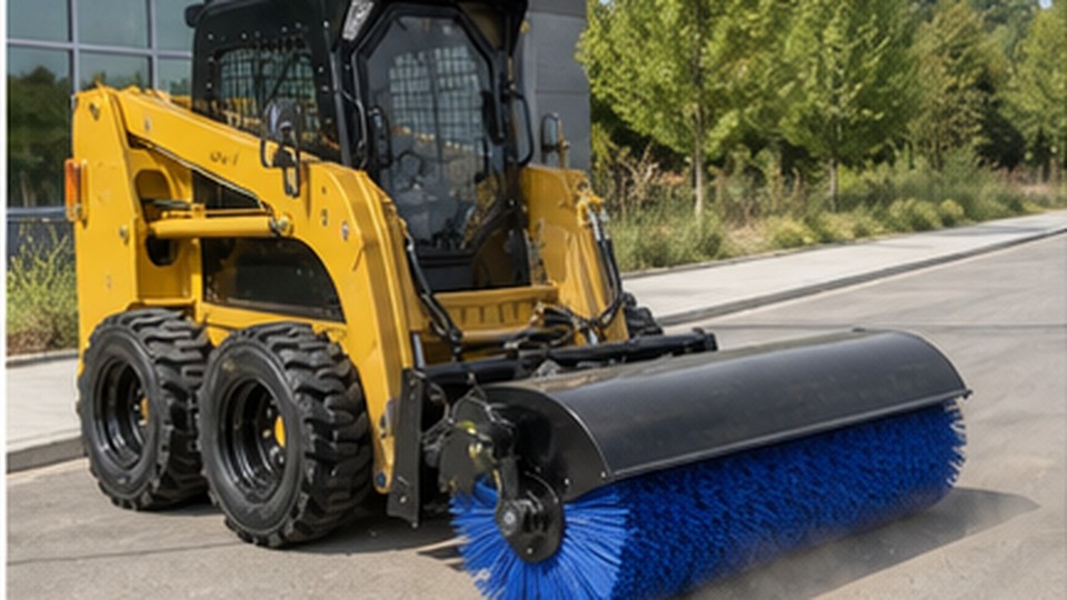 Skid Steer Case: Choosing Auxiliary Hydraulic Flow for Sweeper, Auger and Breaker Attachments - skid steer loader 1