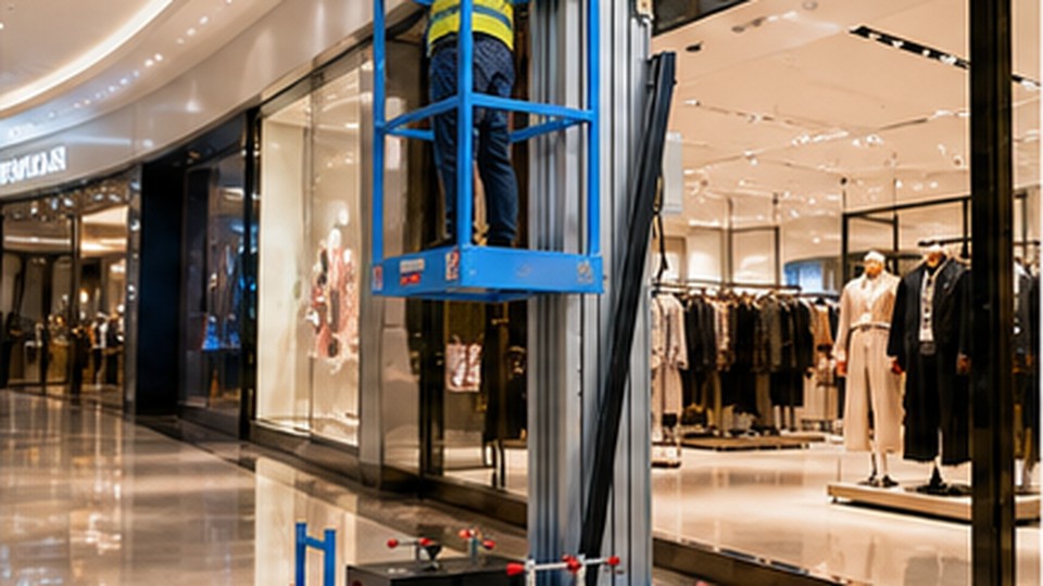 How Much Floor Load Does a Single-Mast Aluminum Lift Apply in Elevators and Mezzanines? - single-mast aluminum lift 3