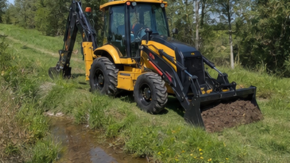 How to Choose Backhoe Bucket Width for Utilities, Drainage and Rocky Soil - backhoe loader 2