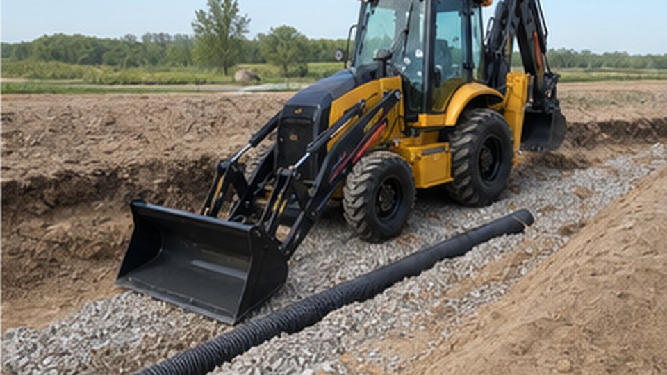 Backhoe Loader Case: Planning a Safe Trench Beside Existing Underground Services - backhoe loader 1